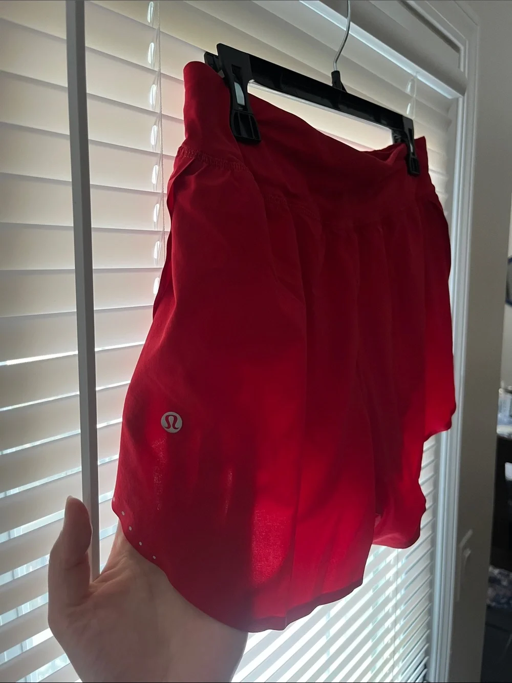 lululemon athletica Red Women’s Athletic Shorts with Reflective Dots